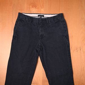 Banana Republic Cotton Aiden Slim Chinos True Navy - Men's Size 31x32